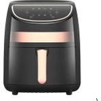 Özbience KZ100 Smart Dokunmatik Airfryer Fritöz, Sağlıklı ve Kolay Kullanım - Ahşap