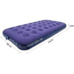 Özbience Lacivert Büyük Boy Tek Kişilik Şişme Yatak, Konfor ve Rahatlık Için - Seçenek 1