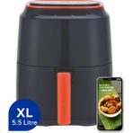 Özbience Lacivert Digital Airfryer ile Sağlıklı ve Lezzetli Yemekler Hazırlayın - Açık Bej