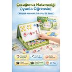 Özbience Manyetik Tablet Matematik ve Yazı Tahtası Seti 98 Parça, Öğrenmeyi Eğlenceli Kılar - Seçenek 1