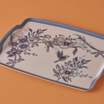 Özbience Mavi Melamin Tepsi 42X31 Cm, Şık ve Dayanıklı Sunum Saklama Ürünü - Ahşap - Ceviz - Seçenek 1