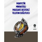 Özbience Mıknatıslı Aparatlı Montajlı Soğutucu Fan, LED Göstergeli, Her Cihaza Uyumlu - (Kenya)Black-TrueWhite - Seçenek 1