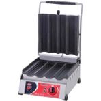 Özbience Pratik ve Şık 4'lü Elektrikli Döküm Dürüm Tost Makinesi - Altın - Gri