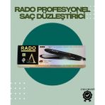 Özbience Rado RD-446 Titanyum Seramik Saç Düzleştirici, 2.5m Kablo, Hızlı Isınma - Altın - Seçenek 1