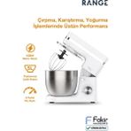 Özbience Range Fixroll Mutfak Şefi, Hamur Yoğurma ve Stand Mikser, Beyaz - Ahşap - Beyaz