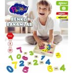 Özbience Renkli Ahşap 26 Parça Kasa ile Eğlenceli Öğrenme Seti - Seçenek 1