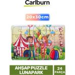 Özbience Renkli Ahşap Puzzle Lunapark, Çocuklar Için Eğitici ve Geliştirici Oyun - Seçenek 1