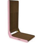 Özbience Renkli Kedi Tırmalama Ağacı, Catnipli, Pembe, 28X42X68 cm - Seçenek 1
