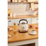 Özbience Retro 2202 Su Isıtıcısı Kettle, Krem, 2200W, Pratik ve Şık Tasarım - Açık Bej