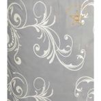 Özbience Sarmaşık Desenli Süngerli Ütü Masası Kılıfı 135X53 Cm, Şık ve Koruyucu - Altın - Gri - Seçenek 1