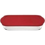 Özbience Şeffaf Plastik Kapaklı Fırın Kabı 33X19 Cm, Dayanıklı ve Pratik Kullanım - Seçenek 1