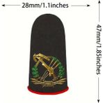 Özbience Silent Death Arma Desenli Ter Geçirmez Oyun Eldiveni Çift Set - 0 RH (+) Siyah - Seçenek 1