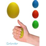 Özbience Silikon El Egzersizi Topu, Bilek ve Parmak Güçlendirme, Fizik Tedavi Topu - Altın