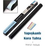 Özbience Silinebilir Rulo Kara Tahtası, Tebeşirli ve Yapışkanlı, Çok Amaçlı Kullanım - 18S-Siyah - Seçenek 1