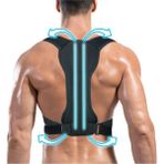 Özbience Sırt Duruş Korsesi Unisex Siyah Medikal Ortopedik Kamburluk Önleyici - Seçenek 1