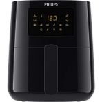 Özbience Siyah Essential Airfryer Fritöz 1400W, 4,1l, LED Ekran, 7 Ön Ayar, Yağ Azaltma - Ahşap