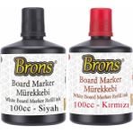 Özbience Siyah Kırmızı Yazı Tahta Kalem Mürekkebi 100ML, Kolay Silinebilir, 1 Adet - 0 - Siyah - Seçenek 1