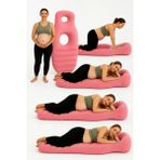 Özbience Tam Vücut Destekli Hamile Uyku Minderi, Rahat ve Ergonomik Yatak Konforu - Seçenek 1 - Açık Bej