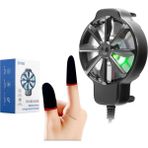 Özbience Telefon Soğutucu Fan ile Serinlik ve Konfor Sağlayın, Şeffaf ve Güncel Tasarım - (Kenya)Black-TrueWhite - Seçenek 1