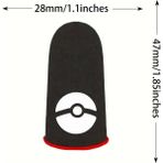 Özbience Ter Geçirmez Pubg Pokeball Oyun Eldiveni Çift (2 Adet) - 0 RH (+) Siyah - Seçenek 1