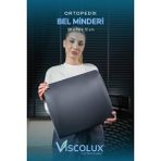 Özbience Visco Bel Destekli Ortopedik Yastık, Konforlu ve Şık Füme 35X34X12 - Antrasit