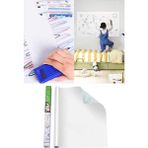 Özbience Yapışkanlı Beyaz Yazı Tahtası Sticker Rulo 45X200 Cm, Pratik Ders Çalışma Paneli - 00-Siyah - Seçenek 1