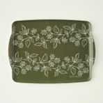 Özbience Yeşil Melamin Tepsi 42X31 Cm, Şık ve Dayanıklı Ev Dekoru Ürünü - Ahşap - Seçenek 1