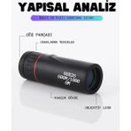 Özbience Yüksek Çözünürlüklü Tek Gözlü Mini Ayarlanabilir Dürbün - Seçenek 1