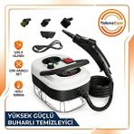 Özbience Yüksek Güçlü Çok Amaçlı Buharlı Temizleyici ve Hijyenik Temizlik Makinesi - Beyaz