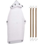 Özbience Yüksek Kaliteli Yanmaz ve Yapışmaz Ütü Altlığı, Pratik Kullanım - Ahşap - Beyaz - Seçenek 1