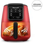 Özbience Yüksek Kapasiteli Siyah ve Altın Renkli Çok Fonksiyonlu Airfryer - Altın - Turkuaz