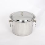 Özbir 17x11 cm Çift Cidarlı Termoslu Paslanmaz Çelik Buz Kovası