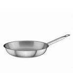 Özbir 880753495113 28x6.5 cm Paslanmaz Çelik Tek Saplı Çift Tabanlı Tava