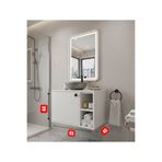 ÖZBİR KITCHEN Beyaz Banyo Alt Dolabı ( lavabo dahil değildir)