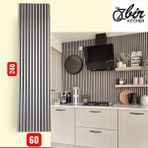 Özbir Kitchen Yeni Gri Akustik Duvar Paneli 60X240 Ahşap Duvar Paneli - 1 Adet