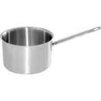 Özbir Paslanmaz Çelik Kaçerola Sosluk Sütlük 26 cm 7,4 lt - Gri