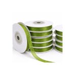 ÖZBURAK Organze Tül Kurdele Yeşil 2 cm 22 mt, Gelin, Bohça, Nişan, Çeyiz, Hediye, Paketleme, Süsleme, Nikah