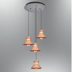 Özcan Aydınlatma Mekik Dörtlü Sarkıt, Rose Gold, 28034A32