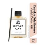 Özcan Bey Beyaz Çay Yedek Çubuklu Oda Ve Ortam Kokusu Esansı Yedek Dolum Şişe White Tea 100ml Refill