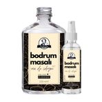 Özcan Bey Deluxe Seri Bodrum Masalı Kolonyası Parfümlü Beyaz Şakayık Çiçeği Kokulu Kolonya Takımı 200ml+100ml