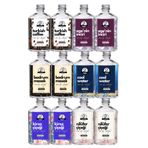 Özcan Bey Deluxe Serisi Hediyelik Özel Parfümlü Kolonyalar 12'li Avantaj Seti 200ml Cam Şişe Ekonomik 12x200ml