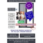 Özcan 🐾 En 100 x Boy 220 cm | Kedi Sinekliği – Akordiyon Kayar Plise | Pileli Sürgülü Kapı & Pencere Sineklik 🚪🪟 - Antrasit - Gri - 0-100X0-220