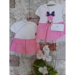 Özcan Kız Bebek Baskılı Elbise - 11 - 12 Ay - 001-Beyaz