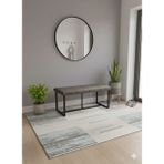 Özcan Mobilya Aksesuar 105×40 Siyah Metal Ayaklı Bench Puf Bank Antre Mutfak Salon Yatak Odası Puf Bank 105×40 - Kahverengi
