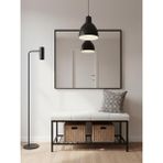 Özcan Mobilya Aksesuar Metal Ayaklı Raflı Bench Puf Bank Antre Mutfak Salon Yatak Odası Puf Bank 105×40 - Beyaz