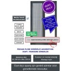 Özcan 💥Plise En100xBoy220 cm Sürgülü En 100 x Boy 220cm Kayar Kapı Sineklik 🚪 Demir, Ahşap, Çelik, Pimapen Kapılara Uyumlu 🦟 Yaz Fırsatı! ❌ Sineklere Son 🛒 Hemen Sepete Ekle! - 100 x 220 cm - Antrasit