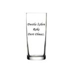 Özcan Tasarım Dost İle İçilen Rakı Dert Olmaz Yazılı Rakı Bardağı