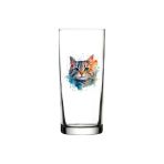 Özcan Tasarım Kedi Baskılı Rakı Bardağı - Kedili Rakı Bardağı