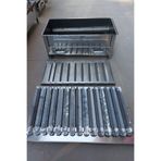 özçanci (5-7 KİŞİLİK) 50 X 28 Cm Özel Üretim El Yapımı Paslanmaz Gövdeli Köfteci Izgaralı Mangal
