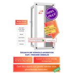Özcanlar Cam 💥 90X210 Plise Sürgülü Sineklik Yaz Fırsatı! 🚪 Akordiyon Model Ahşap Çelik Pimapen Kapı